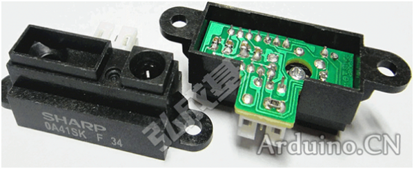 夏普的紅外測距傳感器GP2Y0A41SK0F應用實例