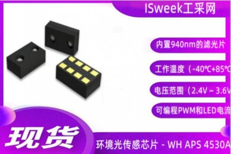 應(yīng)用在智能眼鏡紅外線感測領(lǐng)域中的光距感芯片-WH4530A