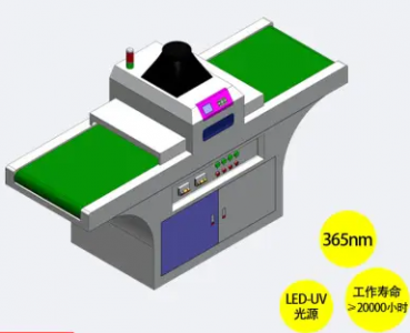 使用光源燈進行UV固化中紫外線強度變化影響