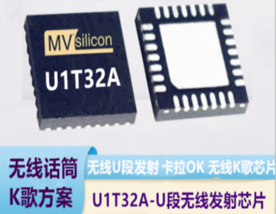 應用在廣播系統領域內置MCU的U段無線發射芯片 - U1T32A