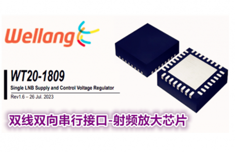 將低功率射頻信號線性放大至高功率水平的射頻放大芯片-WT20-1809