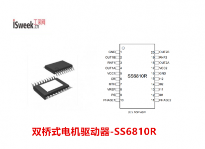 可靈活調(diào)控FAST衰減與SLOW衰減比例的雙橋式電機(jī)驅(qū)動(dòng)器-SS6810R